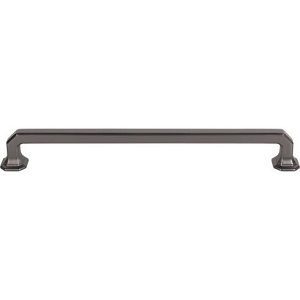 Top Knobs TK290AG Emerald Pull 9 Inch CC Ash Gray